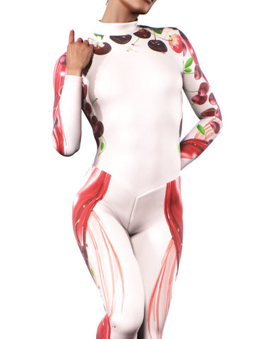Cherry Cream Catsuit-unitard-bootysculpted